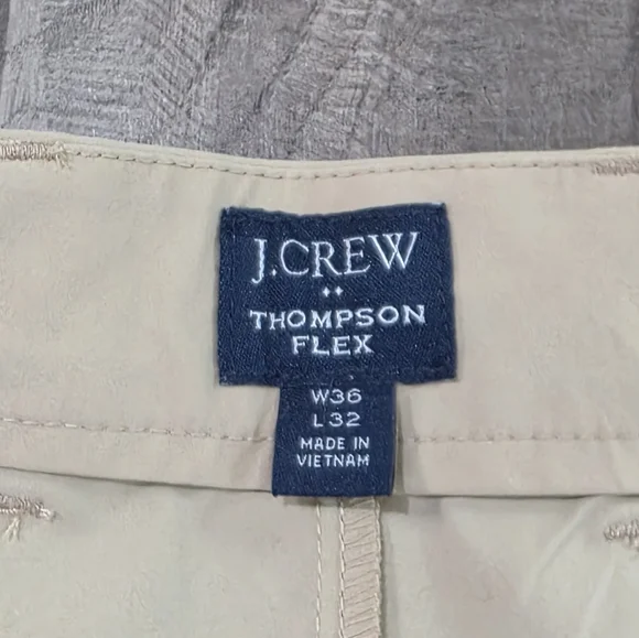 J Crew Thompson Flex Lightweight Breathable Stretch Tapered Tech Pants/Chinos.36 - Picture 2 of 10